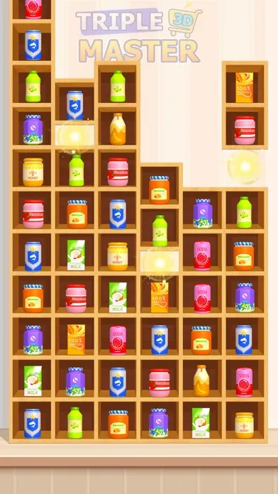 Tangkapan skrin Triple Master 3D: Goods Match