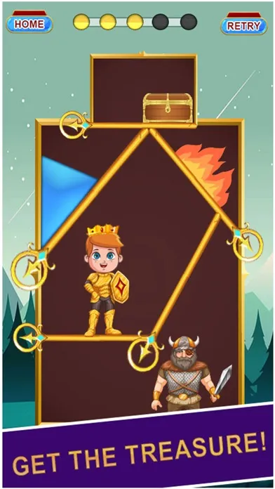 Rescue Hero Puzzle: Pin Pull 스크린샷