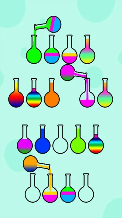 Screenshot di Water Sort: Color Puzzle Games