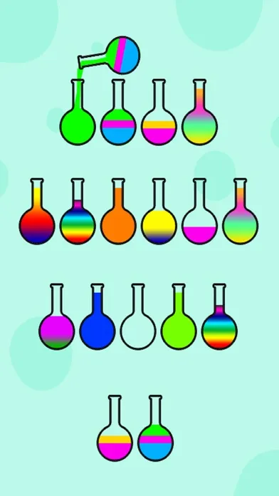 Screenshot di Water Sort: Color Puzzle Games