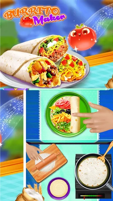 Burrito Maker Master Chef Game 스크린샷
