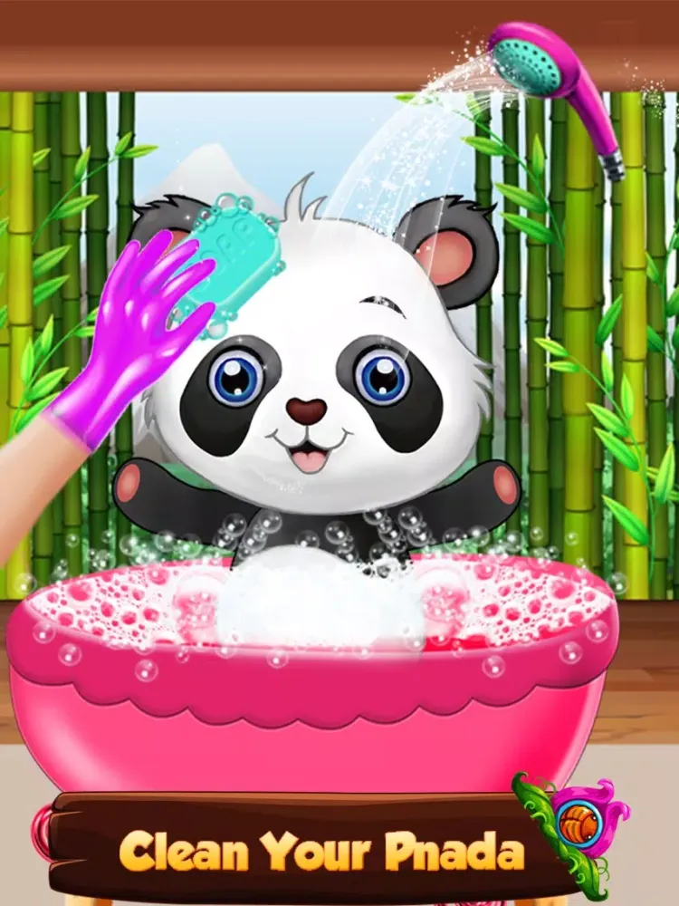 Capturas de tela do Newborn Baby Panda Day Care iPad 