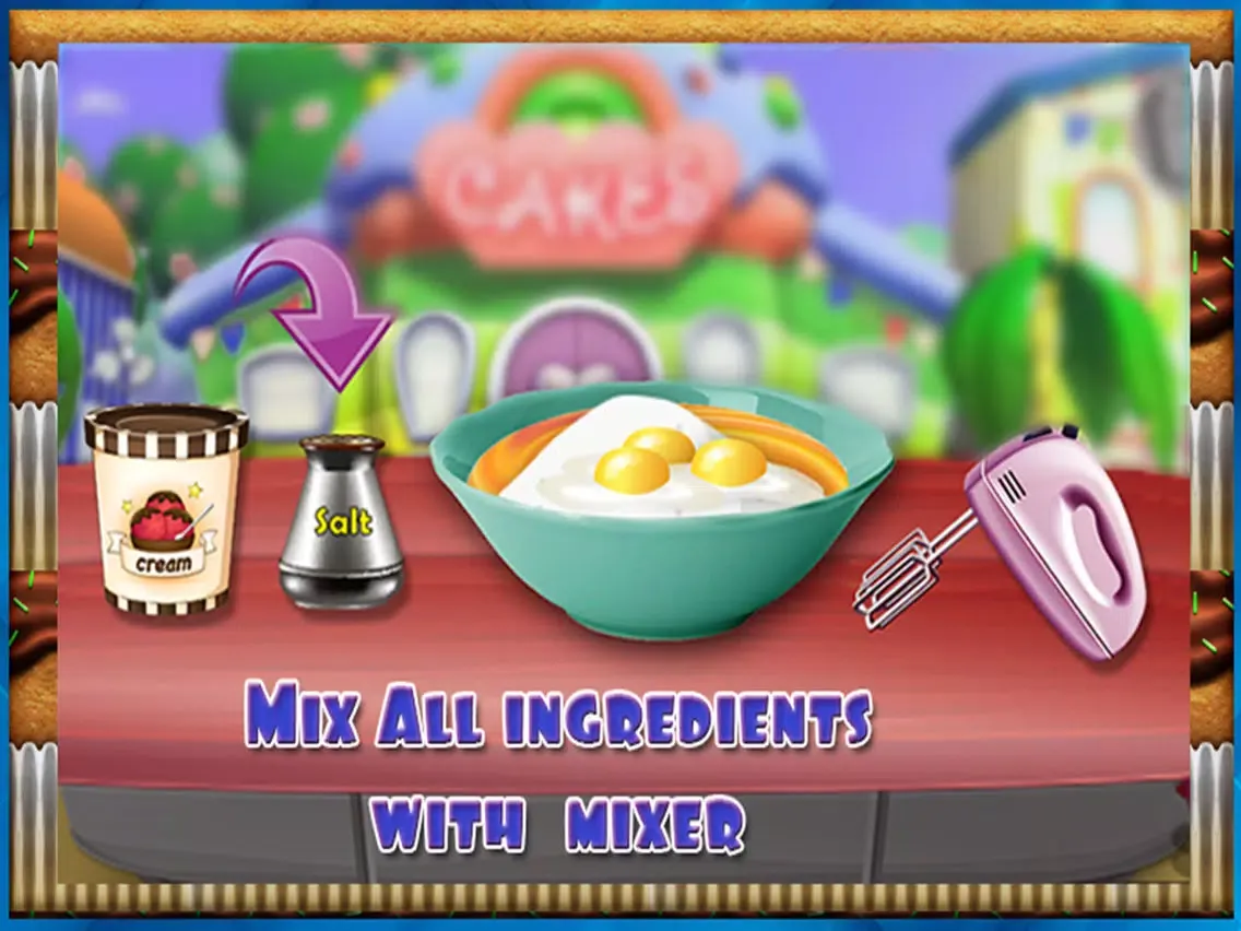 Ảnh chụp màn hình của Rainbow Chocolate Cake Maker iPad 