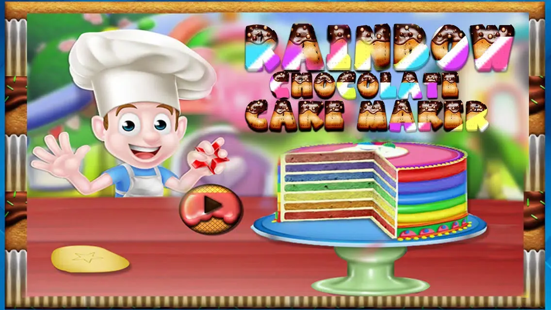 Ảnh chụp màn hình của Rainbow Chocolate Cake Maker