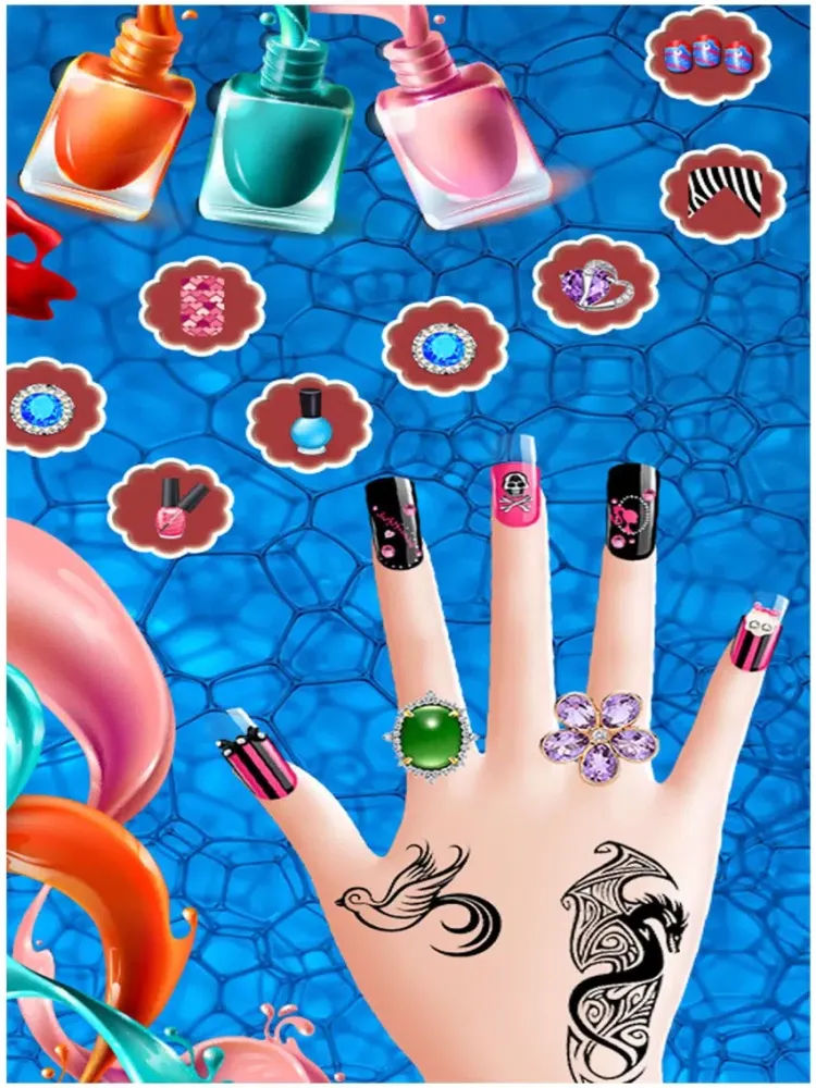 ภาพหน้าจอของ Princess Nails art design iPad 