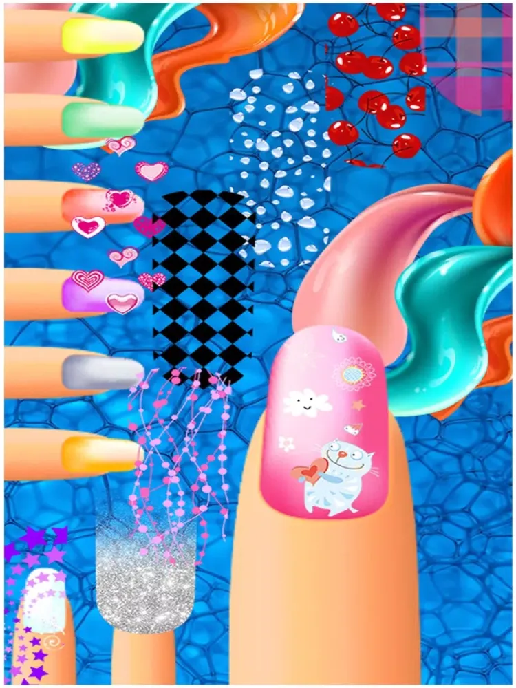 ภาพหน้าจอของ Princess Nails art design iPad 