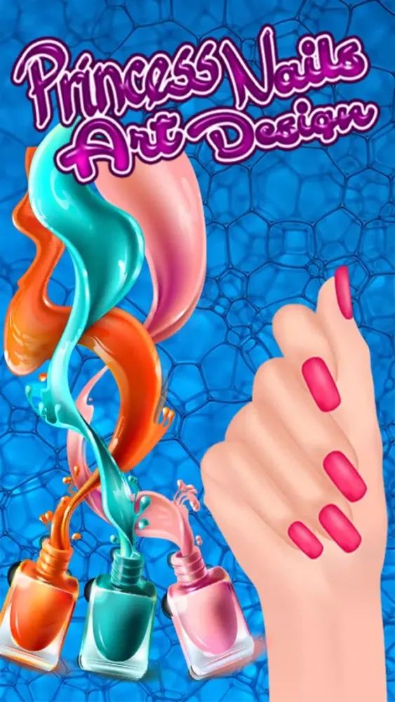 ภาพหน้าจอของ Princess Nails art design
