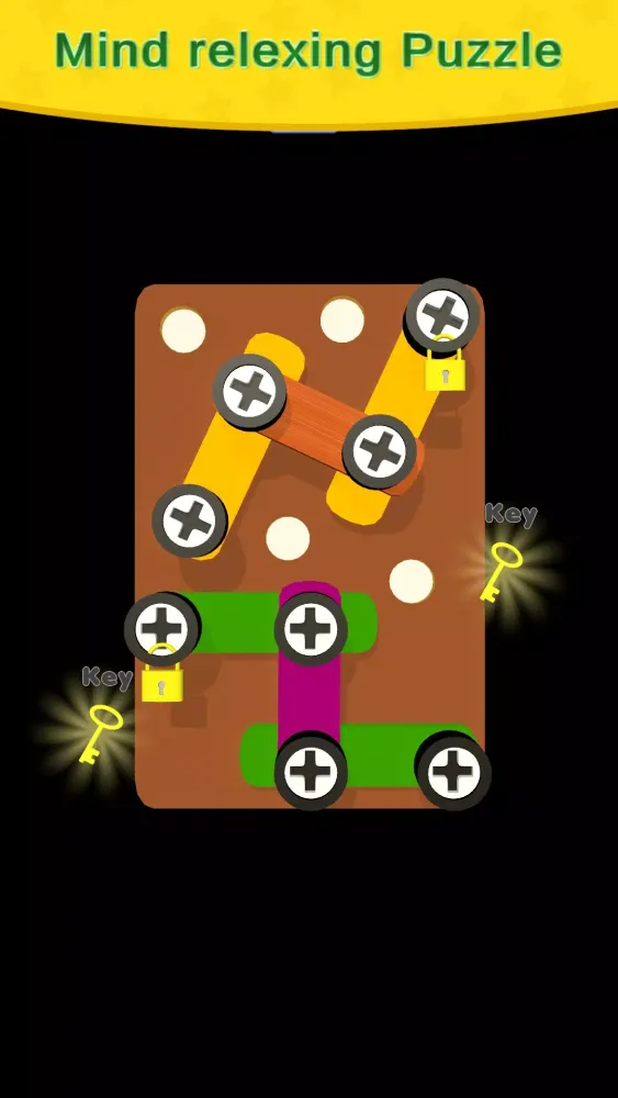 Zrzuty ekranu Screw Pin Board Puzzle Game