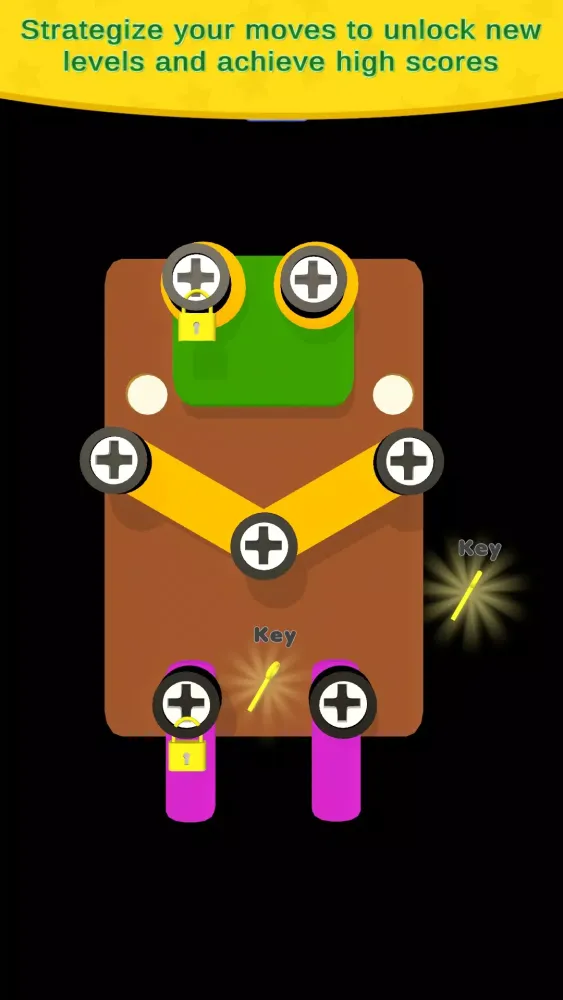 Zrzuty ekranu Screw Pin Board Puzzle Game