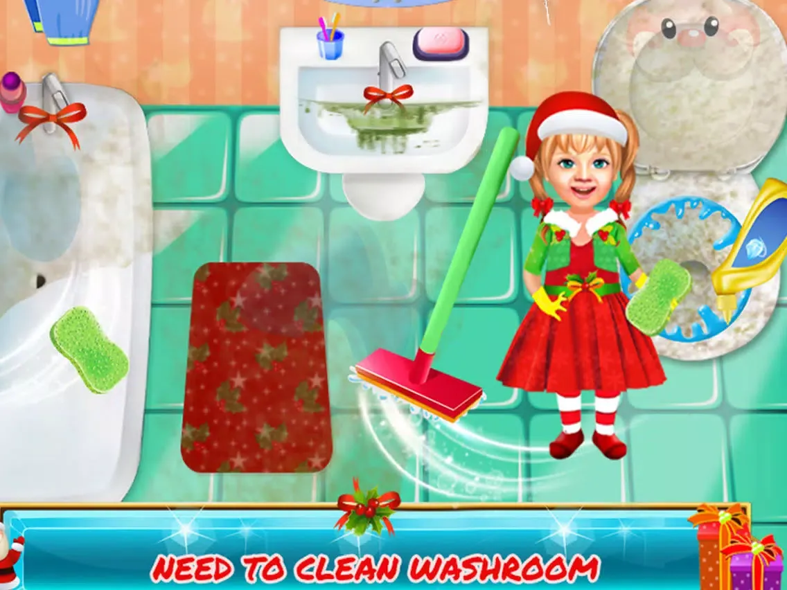 Little Baby Girl Christmas Fun iPad  Screenshots