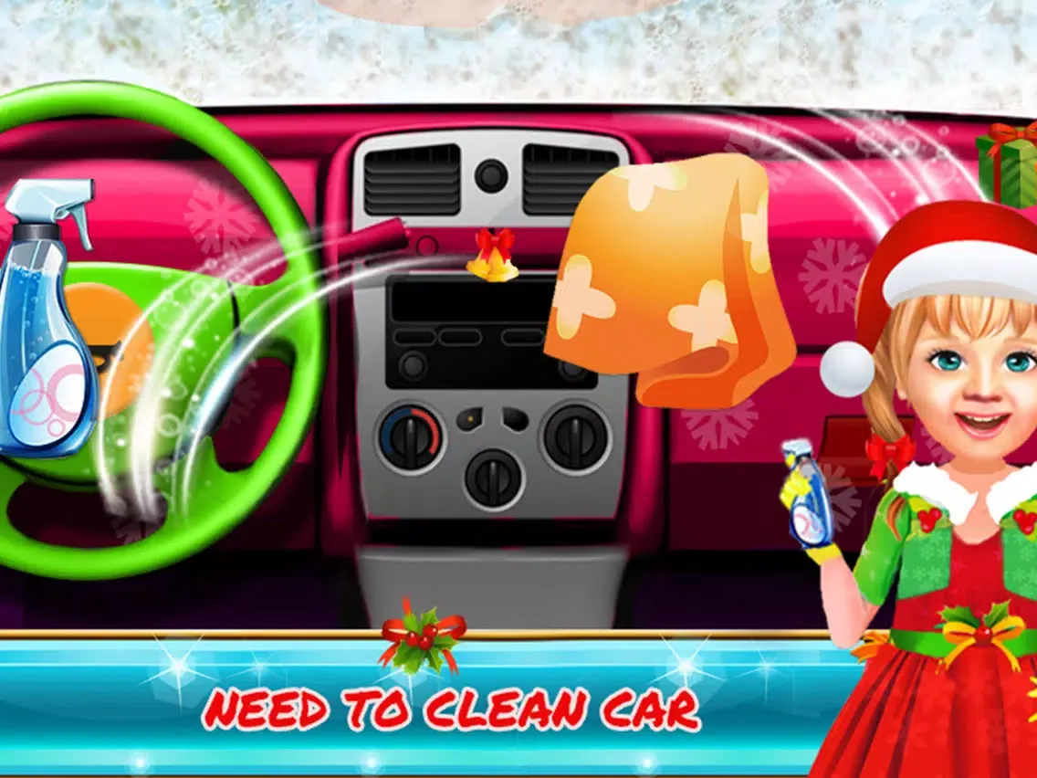 Little Baby Girl Christmas Fun iPad  Screenshots