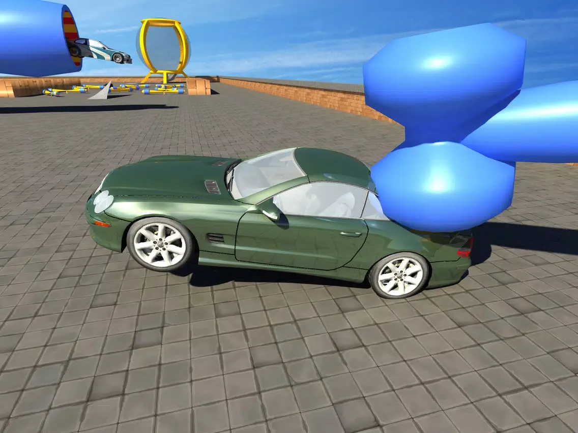 Star Extreme Galaxy Stunt Car Wars Games iPad  Screenshots