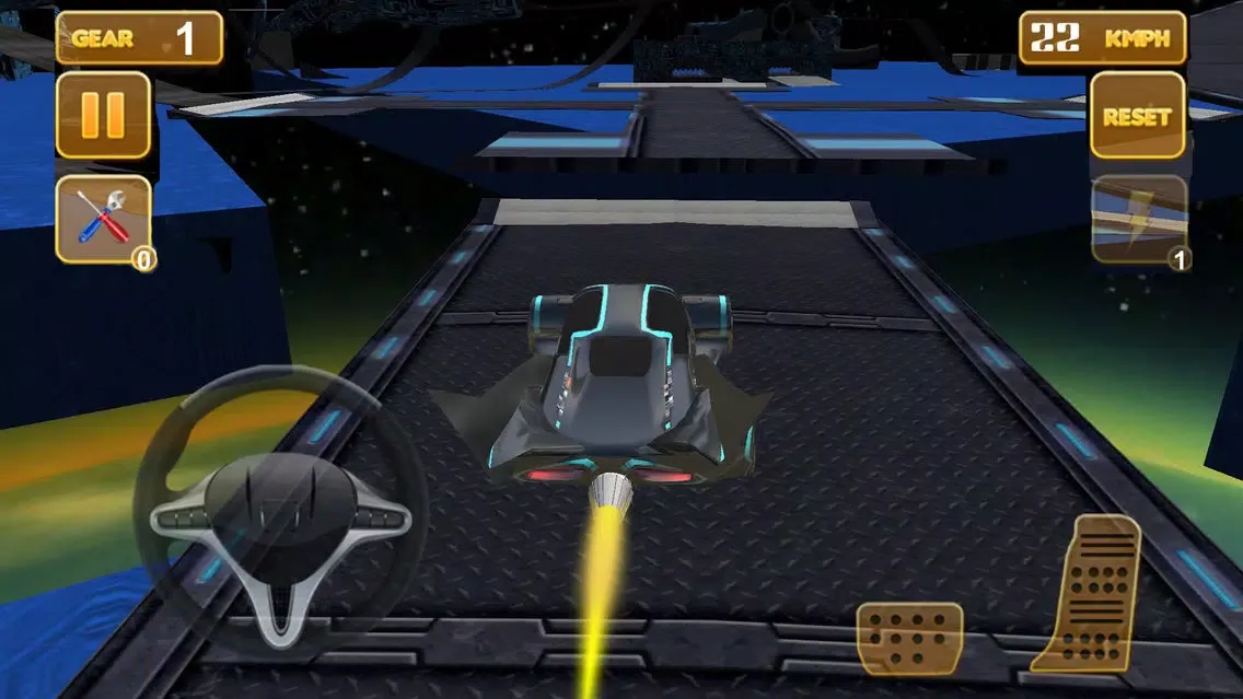 Star Extreme Galaxy Stunt Car Wars Games Screenshots