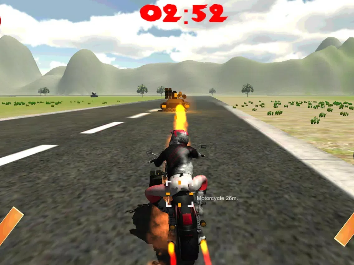 Capturas de tela do Gunship Bike Rider Ground Force Strike : Tanks Battle Action Games iPad 