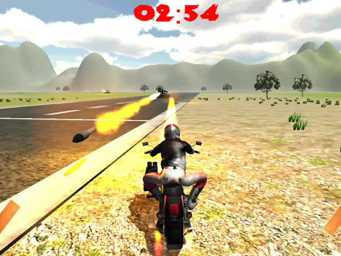 Capturas de tela do Gunship Bike Rider Ground Force Strike : Tanks Battle Action Games iPad 