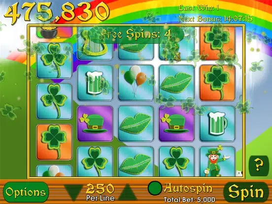 Capturas de tela do Shamrock Slots iPad 