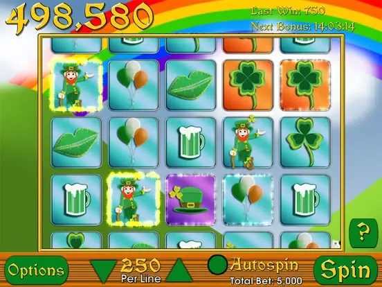 Capturas de tela do Shamrock Slots iPad 
