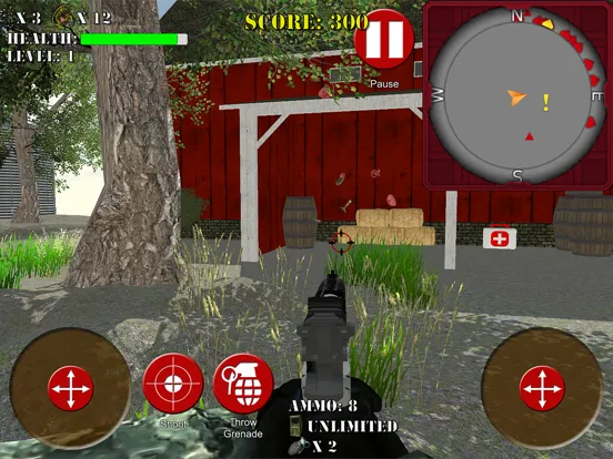 Ảnh chụp màn hình của Zombie Turkey Outbreak iPad 