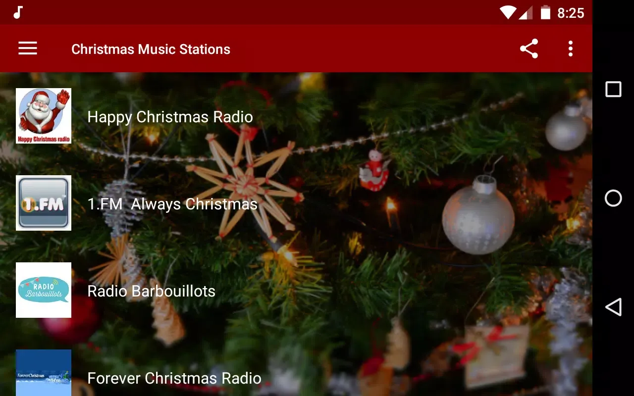 Capturas de pantalla de Christmas Music Stations