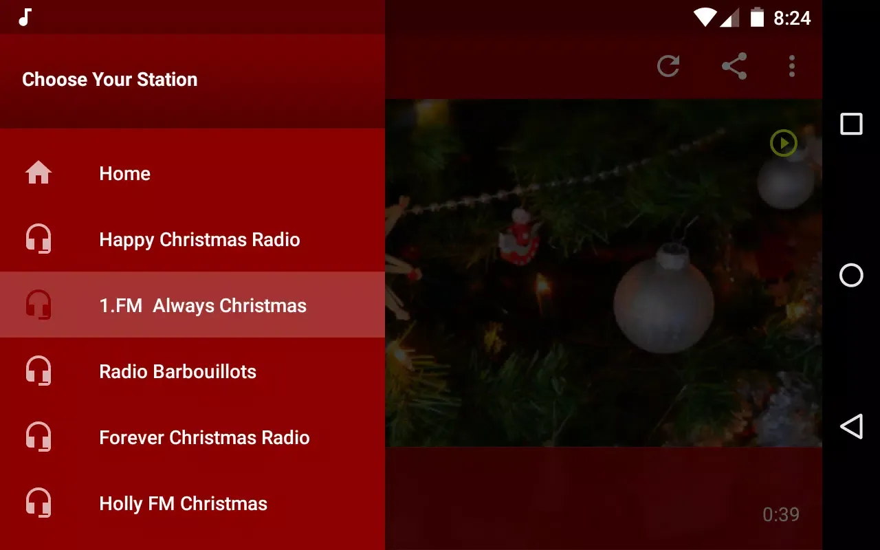 Capturas de pantalla de Christmas Music Stations