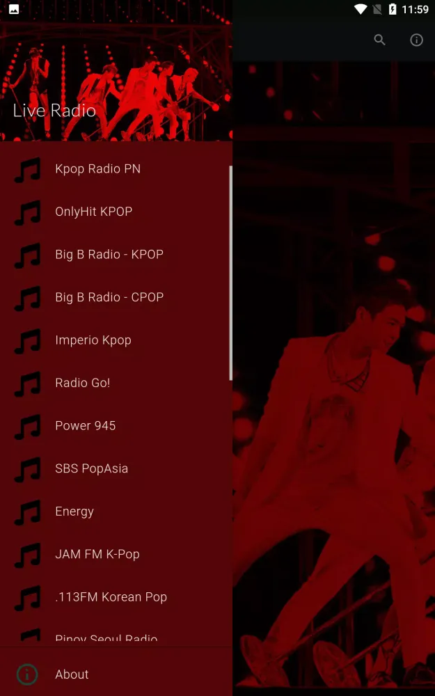 KPop Music Stations Ekran Görüntüleri