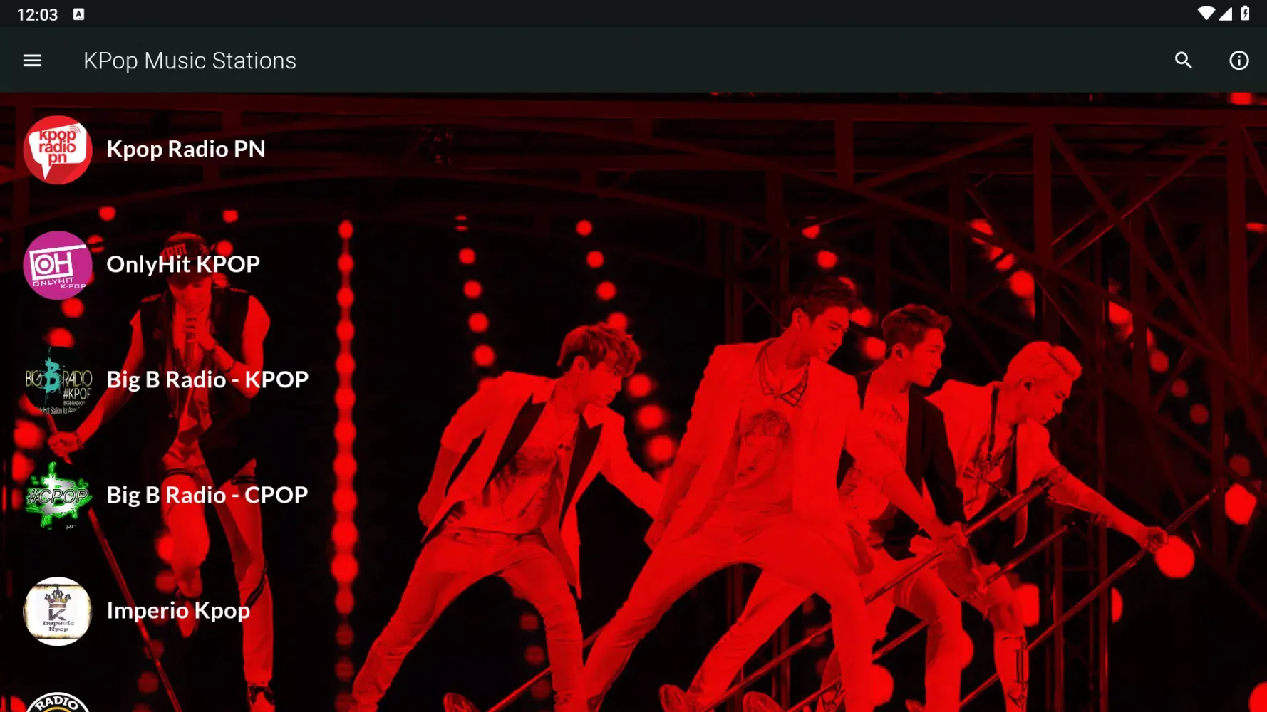 KPop Music Stations Ekran Görüntüleri