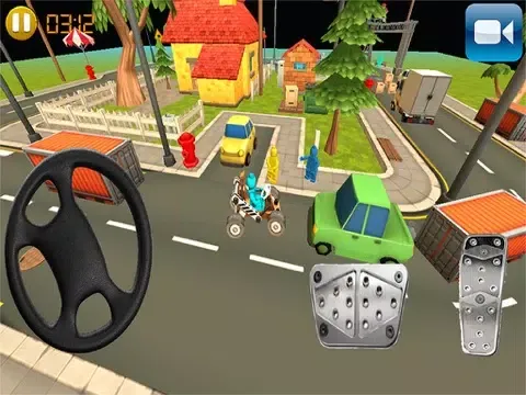 Real Cartoon Parking iPad  스크린샷