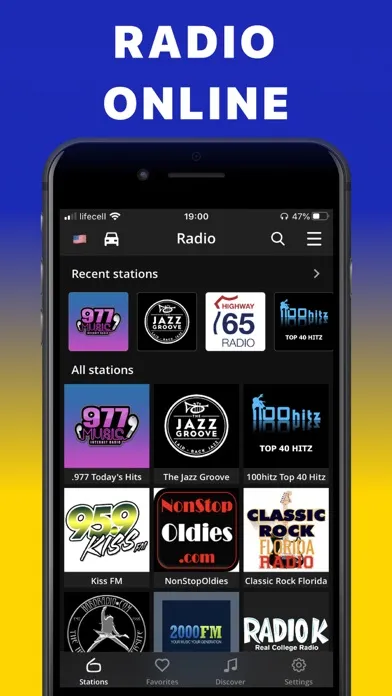 FM Radio Tuner live Player app سکرین شاٹس