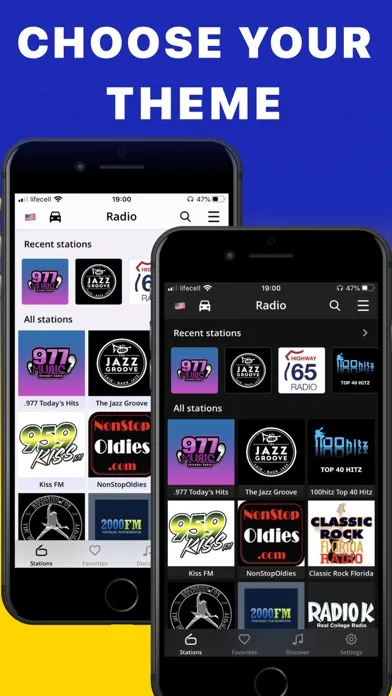 FM Radio Tuner live Player app سکرین شاٹس