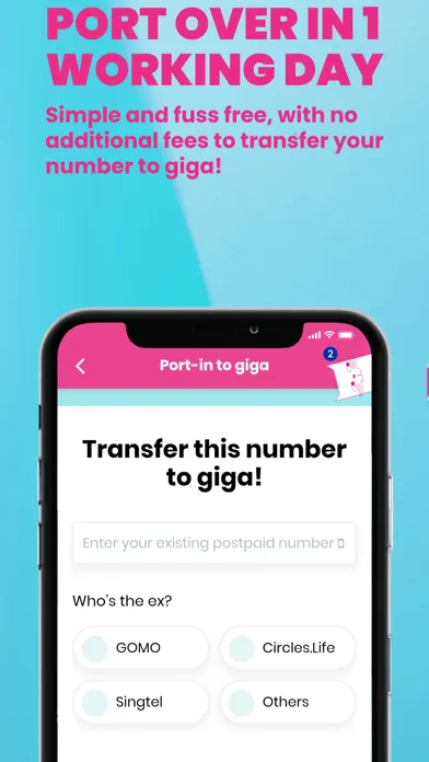 Zrzuty ekranu giga! Best Telco in an App