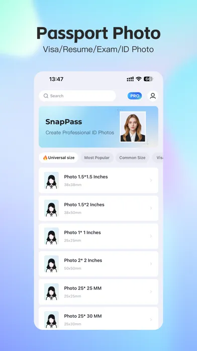 SnapPass - Visa&Passport photo Screenshots
