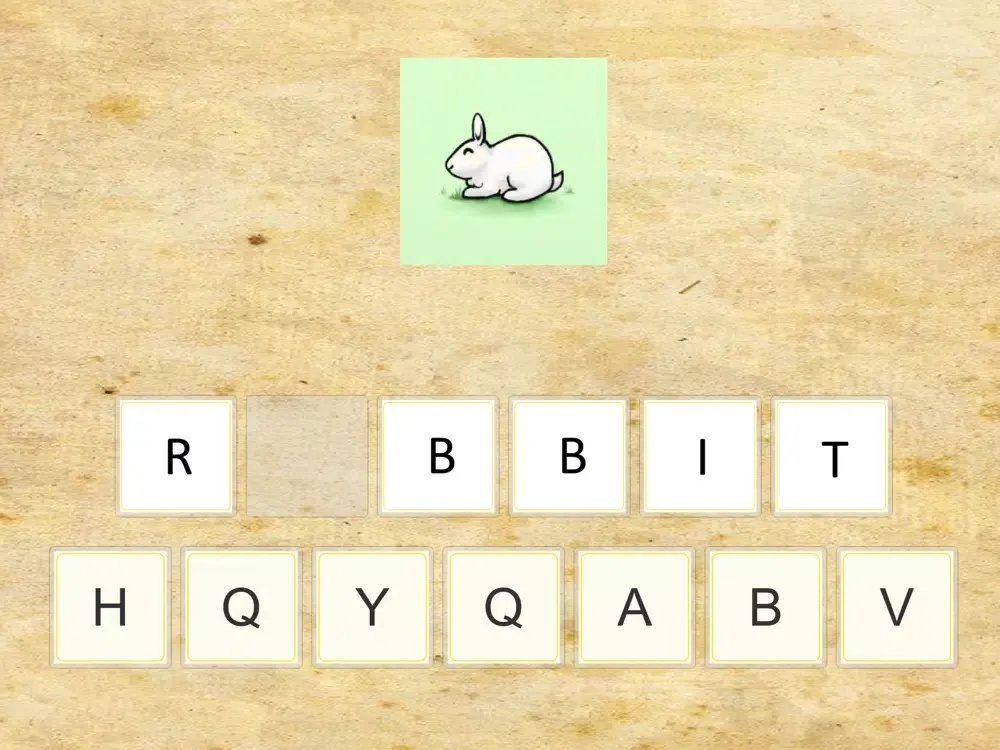 Making my first words iPad  Screenshots