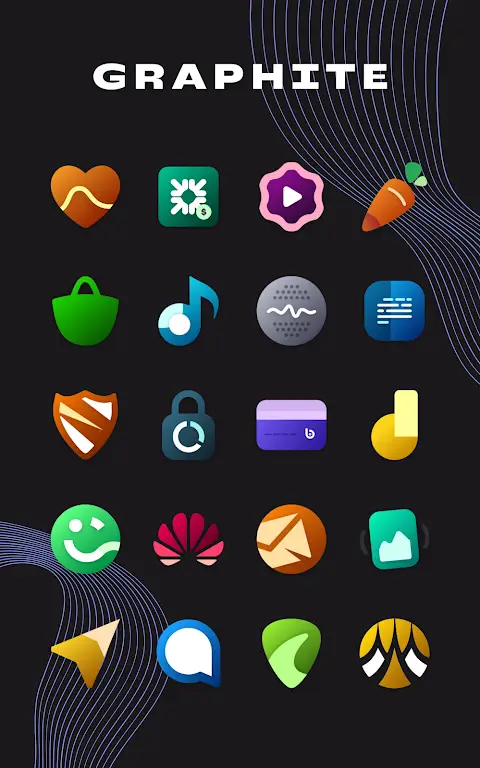 Graphite Icon Pack-screenshot-1