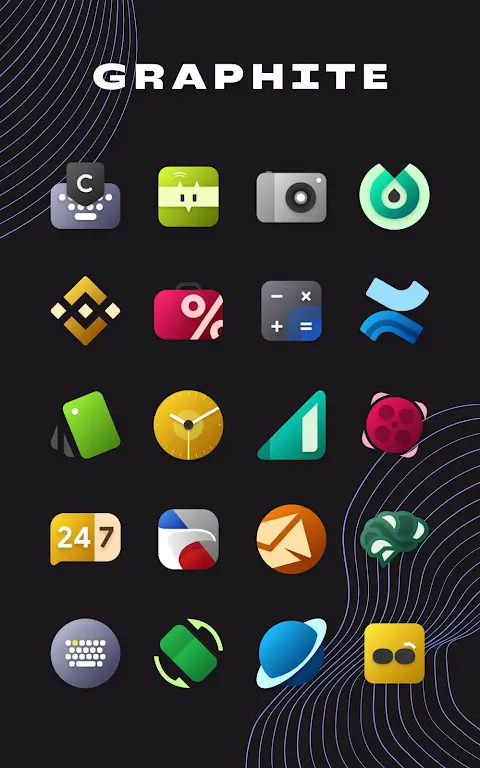 Graphite Icon Pack-screenshot-3