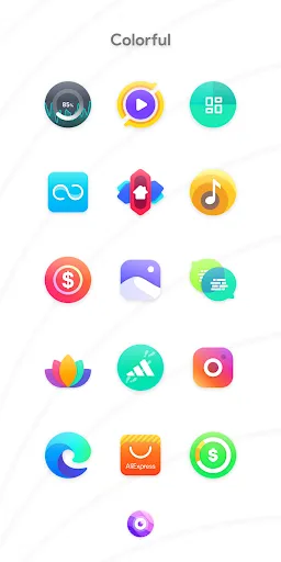 Captures d'écran de Nebula Icon Pack