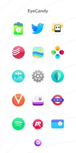 Captures d'écran de Nebula Icon Pack