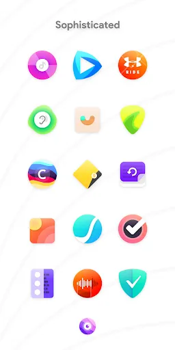 Captures d'écran de Nebula Icon Pack
