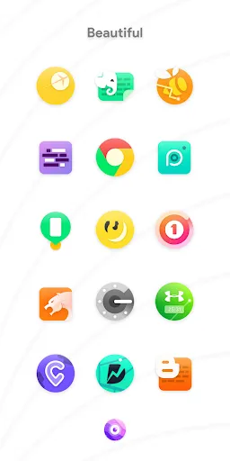 Captures d'écran de Nebula Icon Pack