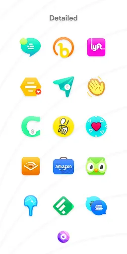Captures d'écran de Nebula Icon Pack
