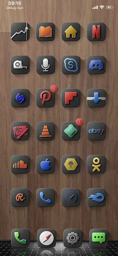 Tangkapan layar Shiiny Icon Pack