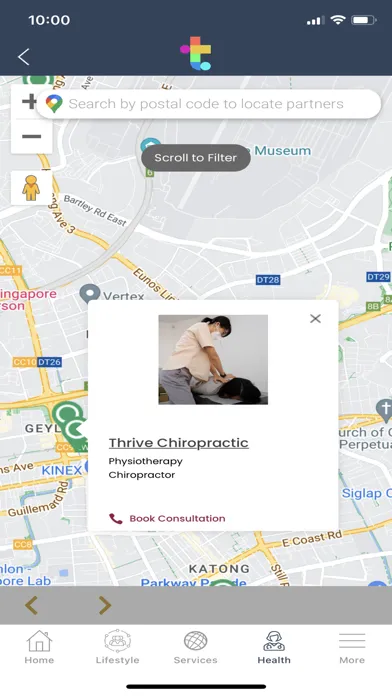 Tangkapan layar ThriveWell