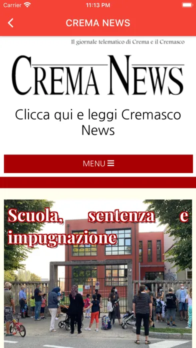 Crema News Ekran Görüntüleri