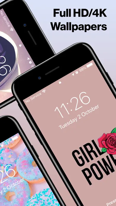 Cute Girly Wallpapers & Themes スクリーンショット