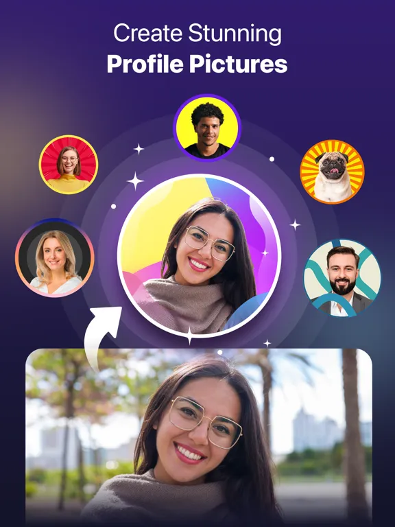 Profile AI: PFP Maker Borders iPad  Screenshots