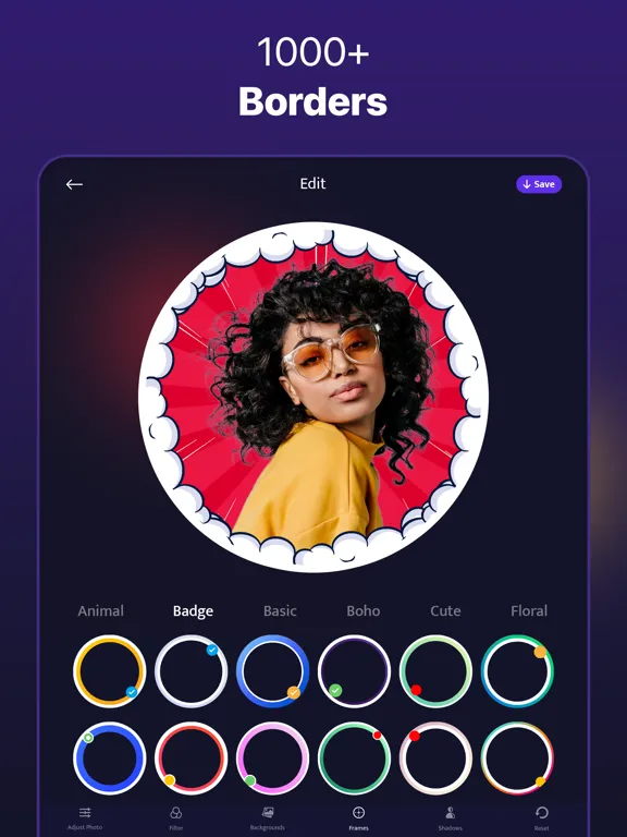Profile AI: PFP Maker Borders iPad  Screenshots