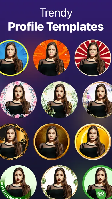 Profile AI: PFP Maker Borders Screenshots