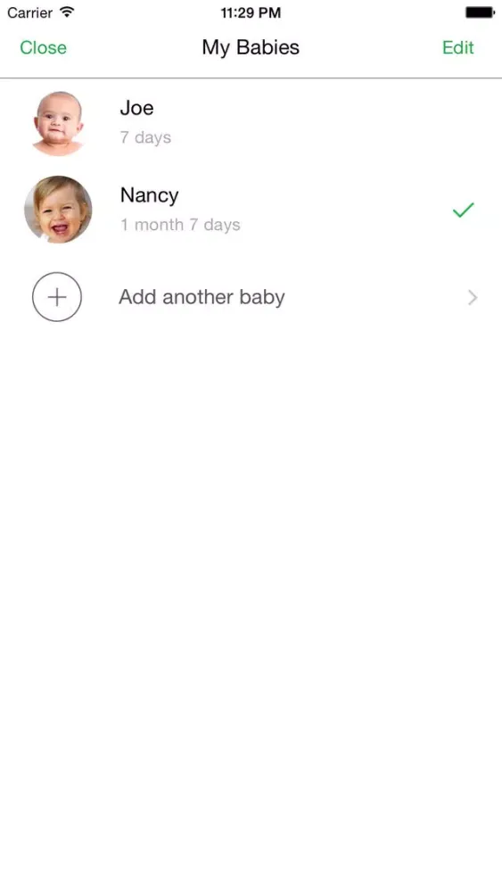 Baby Activity Tracker EX स्क्रीनशॉट