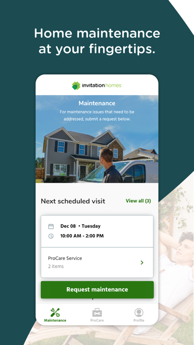 Tangkapan skrin Invitation Homes Maintenance