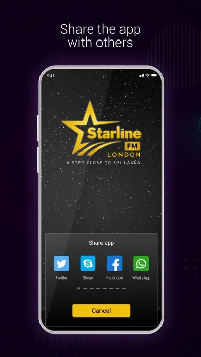 Tangkapan skrin StarLine FM