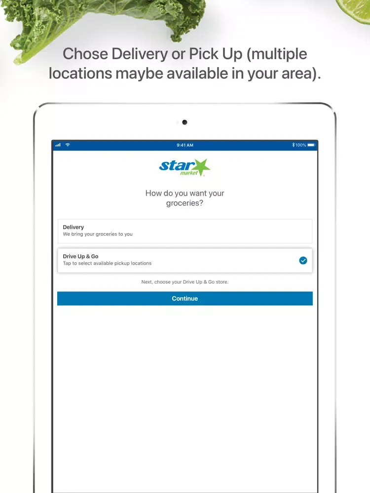 تصاویر Star Market Delivery & Pick Up iPad 